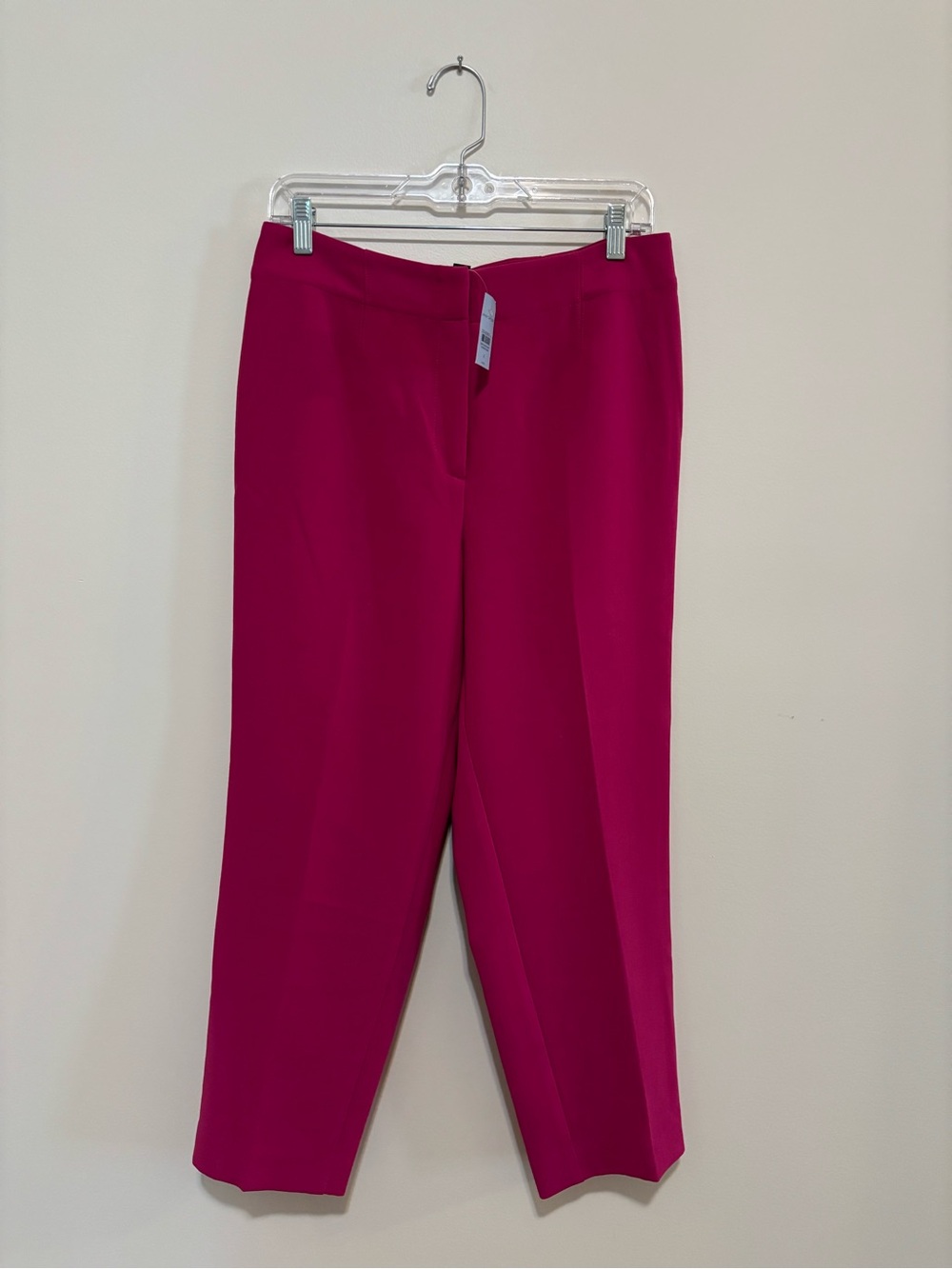 Ann Taylor Magenta Cropped Ankle Pants - Picture 2 of 4